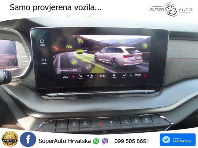 Škoda Octavia Combi RS 2.0 TDI (200 KS) 4x4 DSG LED+GR SJED+ACC