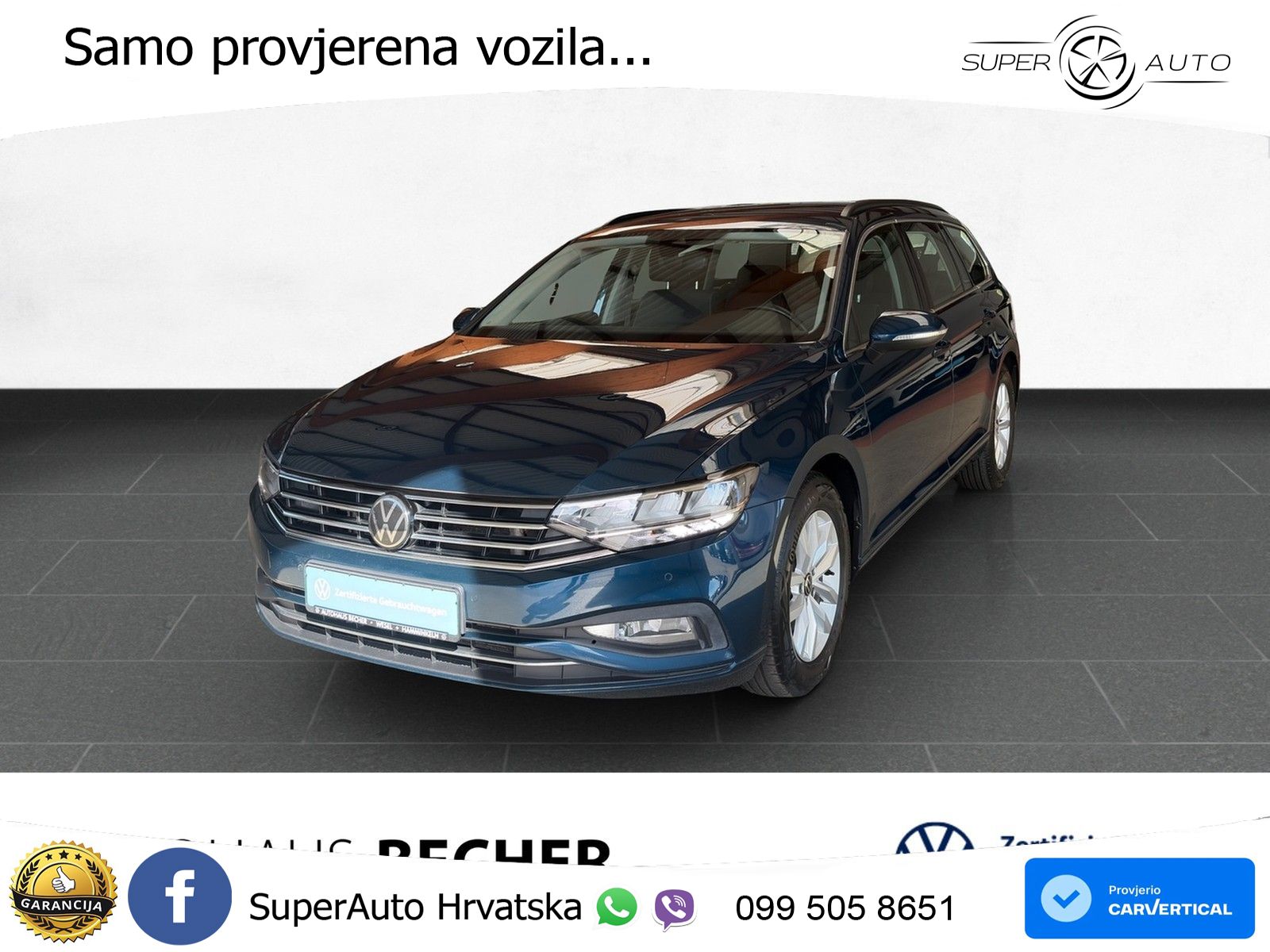Volkswagen Passat Variant 2.0 TDI (150 KS) DSG Business LED+GR SJED+ACC