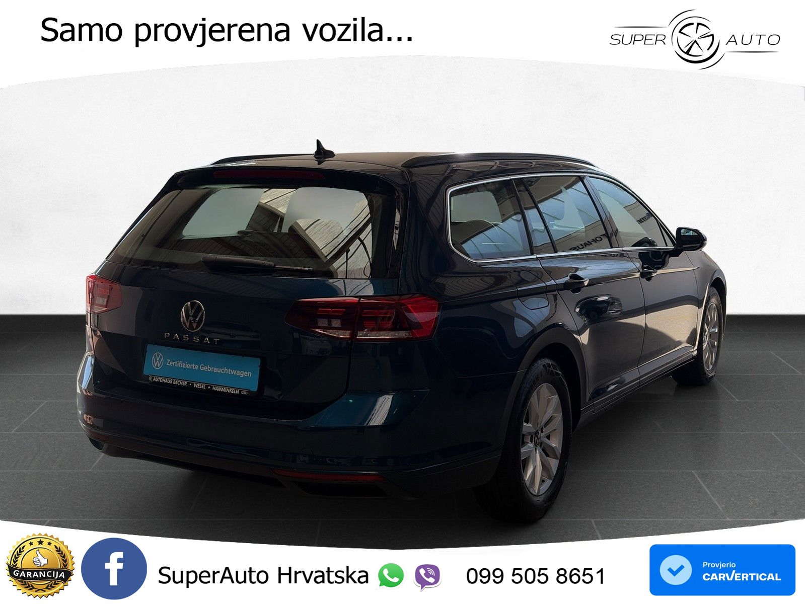 Volkswagen Passat Variant 2.0 TDI (150 KS) DSG Business LED+GR SJED+ACC