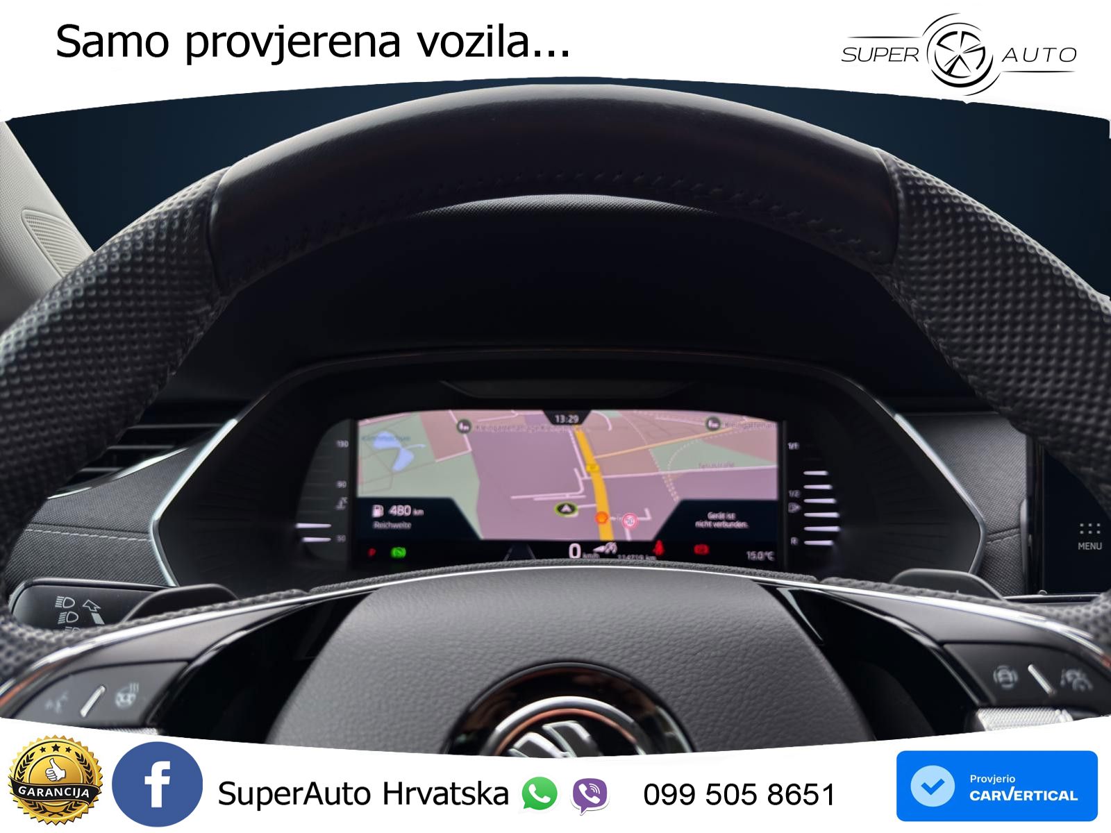 Škoda Octavia Combi 2.0 TDI (150 KS) DSG LED+GR SJED+ACC