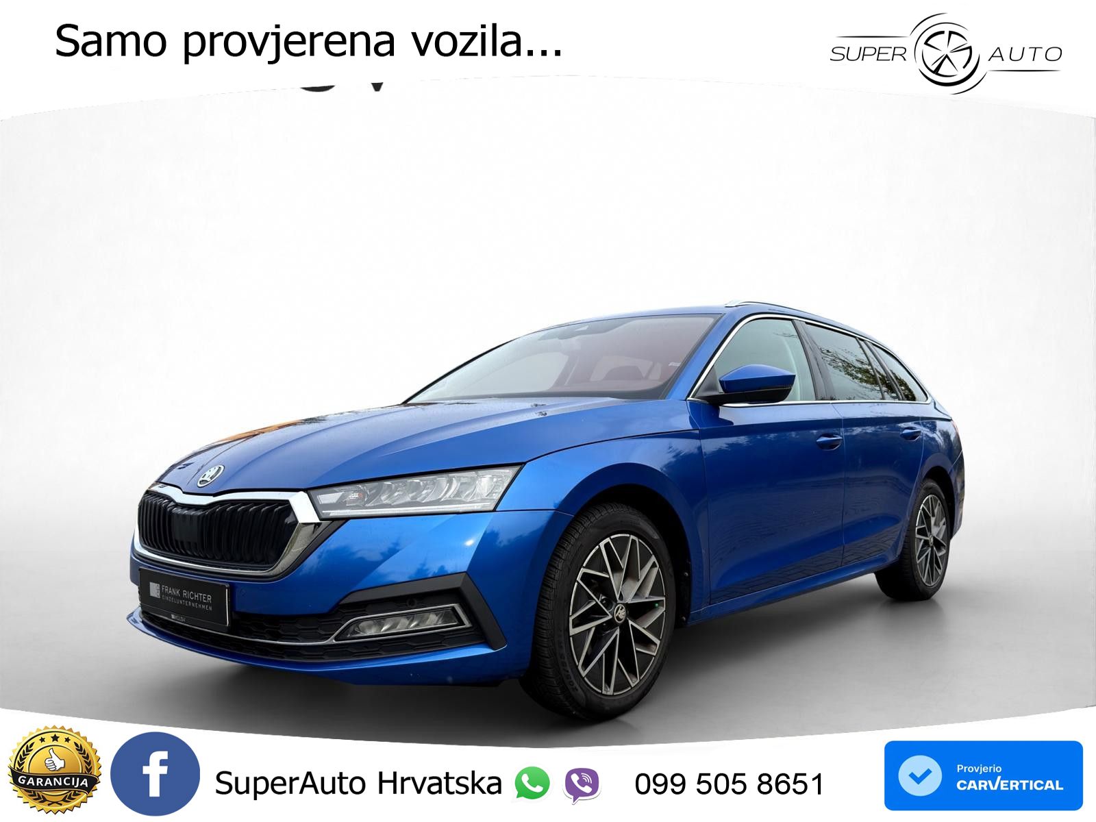 Škoda Octavia Combi 2.0 TDI (150 KS) DSG LED+GR SJED+ACC