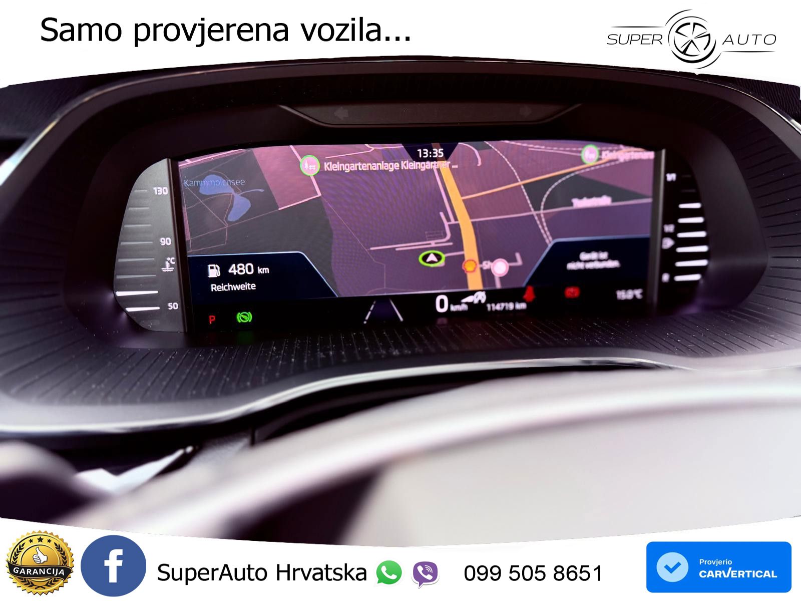 Škoda Octavia Combi 2.0 TDI (150 KS) DSG LED+GR SJED+ACC