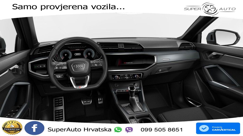 Audi Q3 40 TFSI (190 KS) quattro S tronic S line LED+GR SJED+ACC