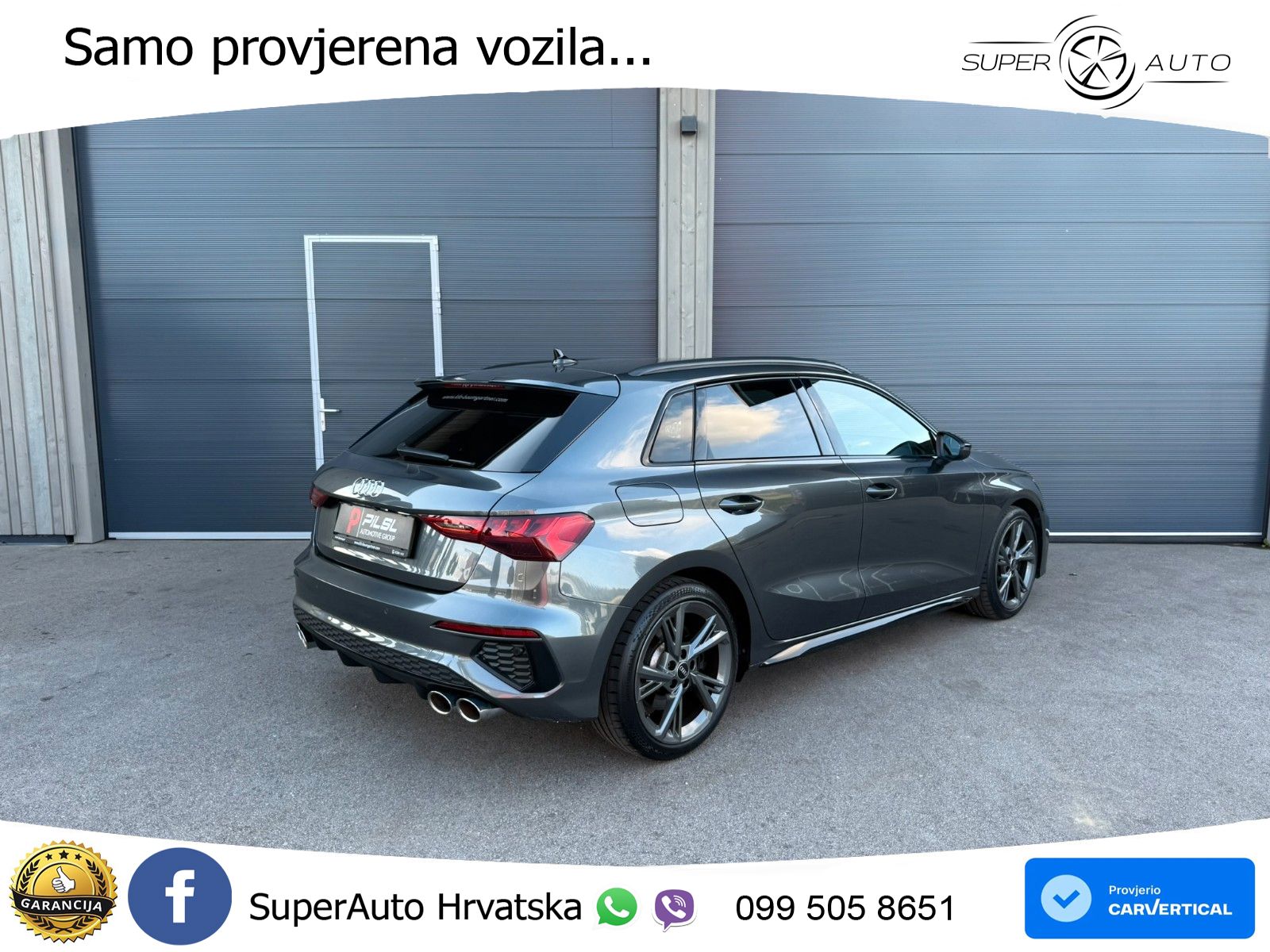 Audi S3 2.0 TFSI (310 KS) quattro S tronic MATRIX+GR SJED+KAM