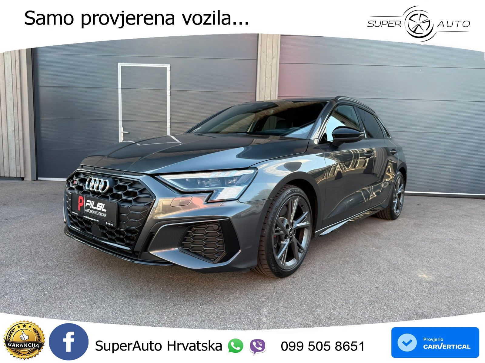 Audi S3 2.0 TFSI (310 KS) quattro S tronic MATRIX+GR SJED+KAM