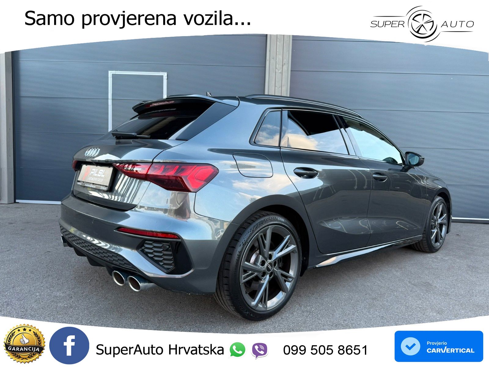 Audi S3 2.0 TFSI (310 KS) quattro S tronic MATRIX+GR SJED+KAM