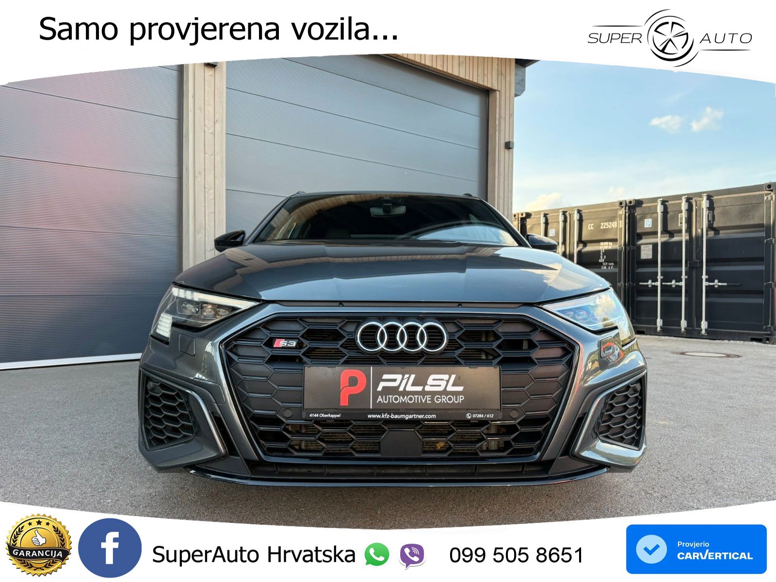 Audi S3 2.0 TFSI (310 KS) quattro S tronic MATRIX+GR SJED+KAM