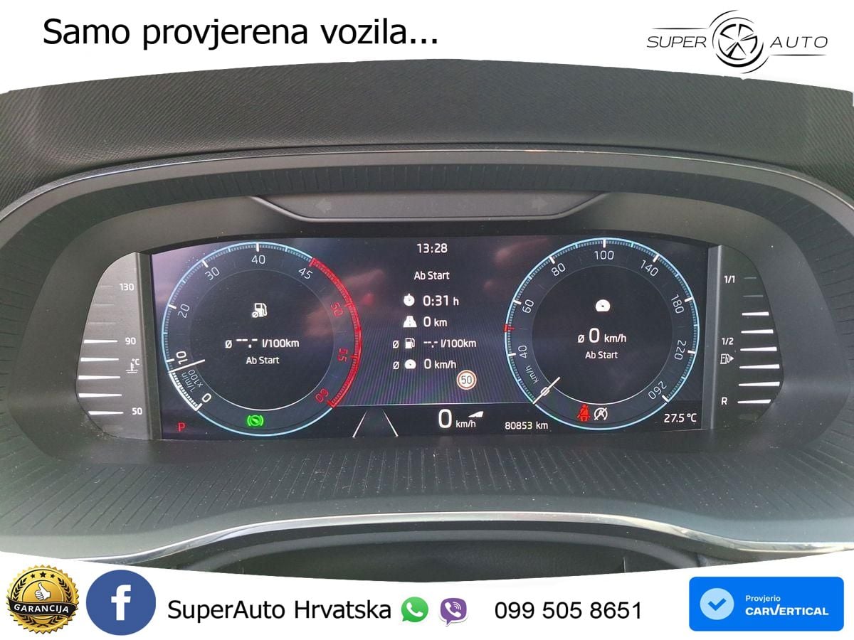 Škoda Octavia Combi 2.0 TDI (150 KS) DSG LED+GR SJED+ACC