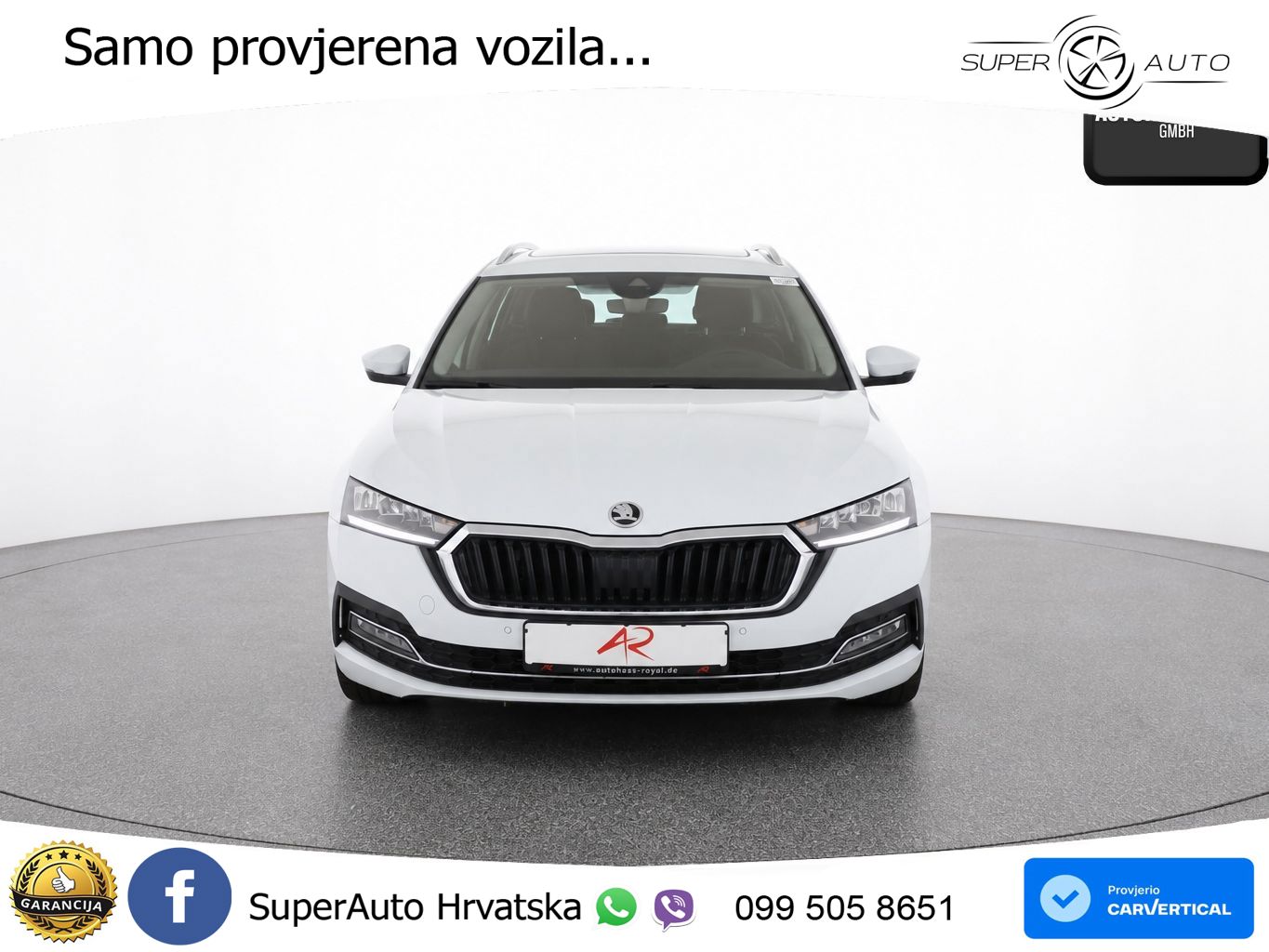 Škoda Octavia Combi 2.0 TSI (190 KS) 4x4 DSG LED+GR SJED+ACC