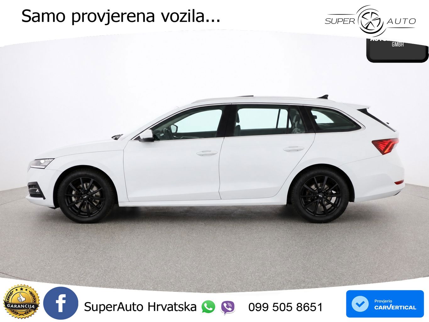 Škoda Octavia Combi 2.0 TSI (190 KS) 4x4 DSG LED+GR SJED+ACC