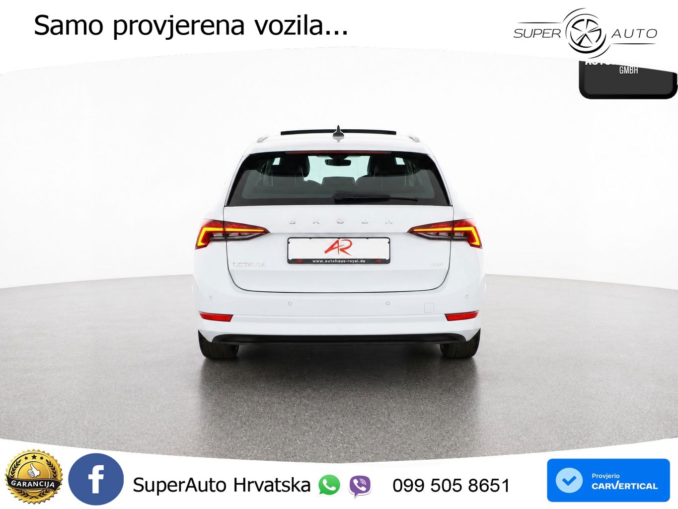 Škoda Octavia Combi 2.0 TSI (190 KS) 4x4 DSG LED+GR SJED+ACC