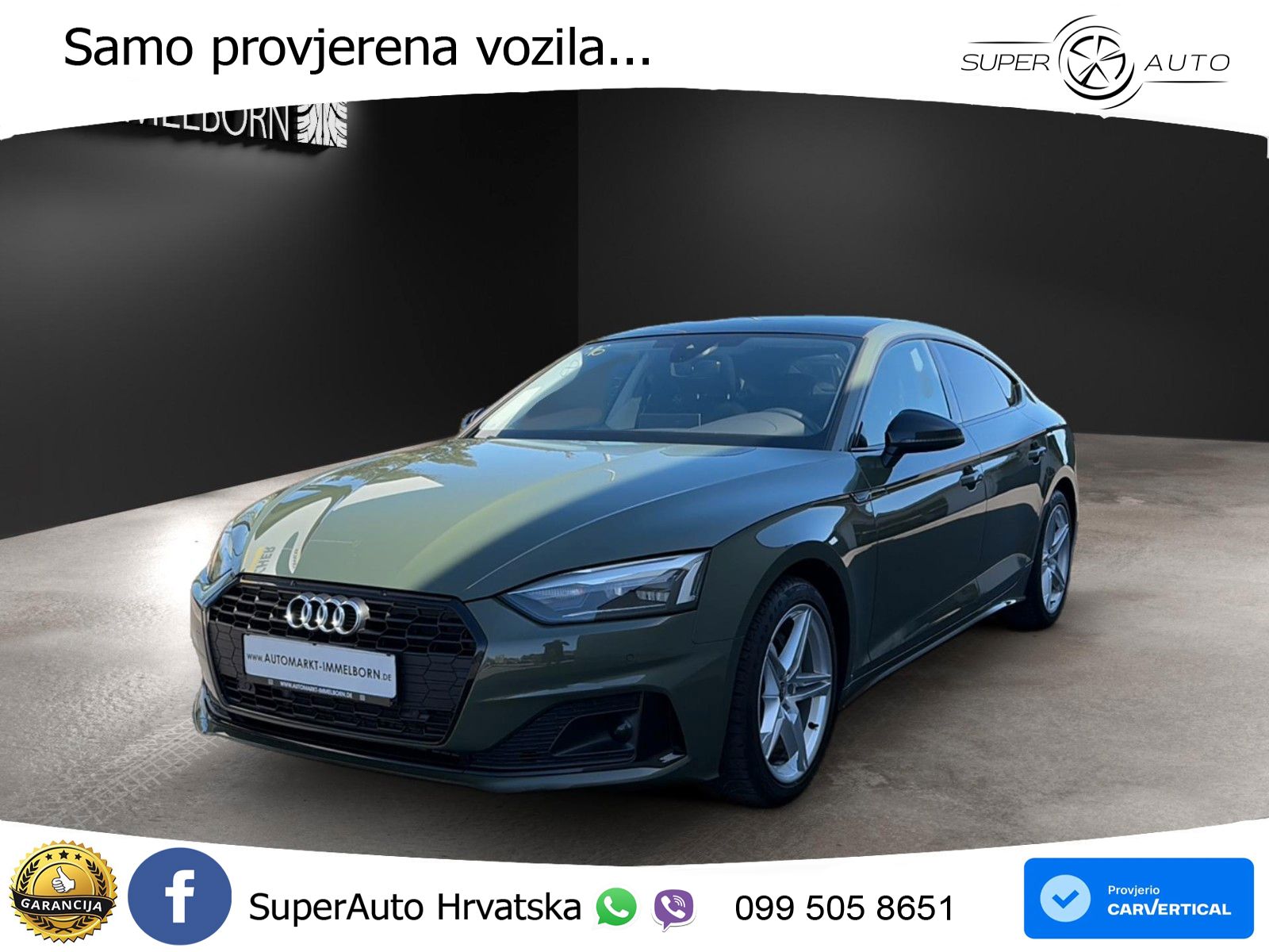 Audi A5 Sportback 40 TDI (204 KS) S tronic advanced