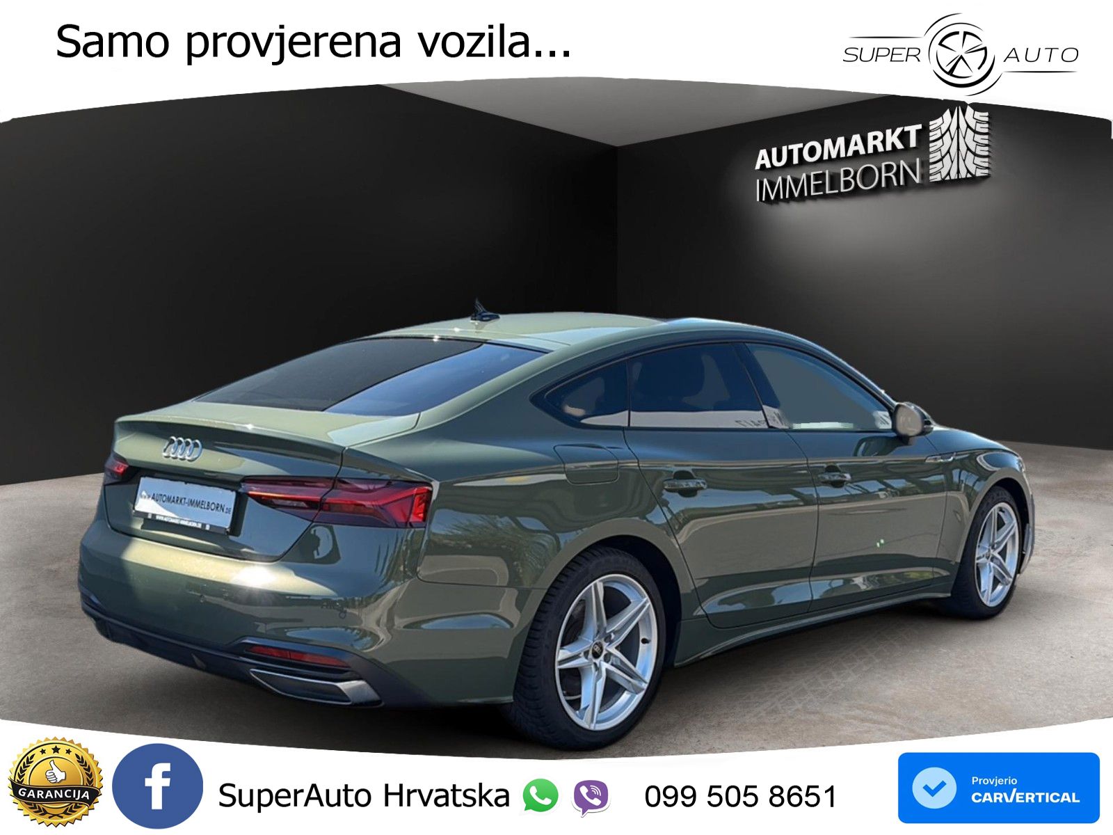 Audi A5 Sportback 40 TDI (204 KS) S tronic advanced