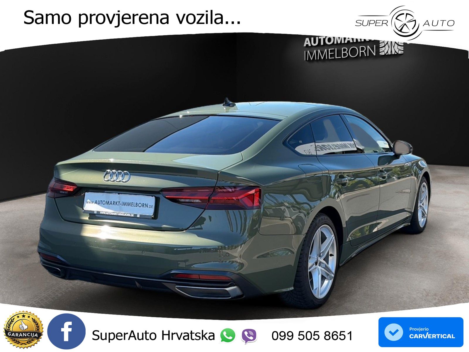 Audi A5 Sportback 40 TDI (204 KS) S tronic advanced