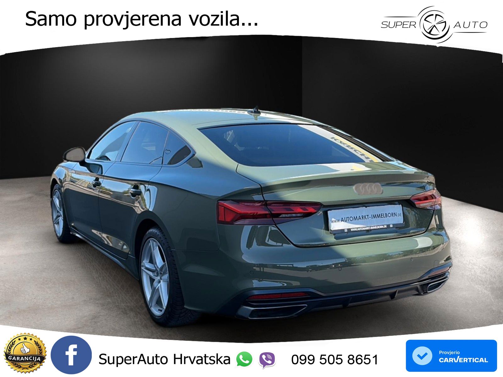 Audi A5 Sportback 40 TDI (204 KS) S tronic advanced