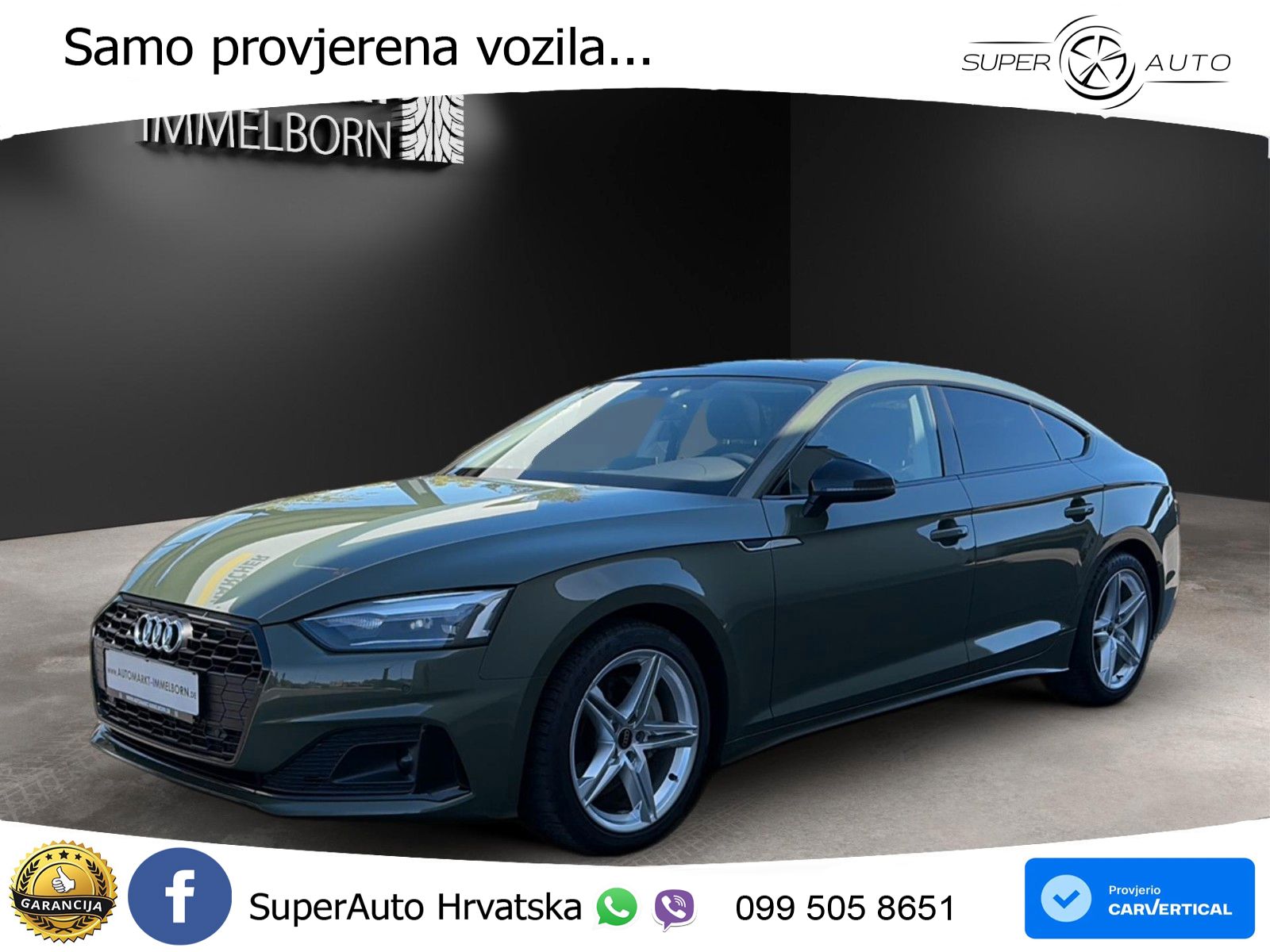 Audi A5 Sportback 40 TDI (204 KS) S tronic advanced