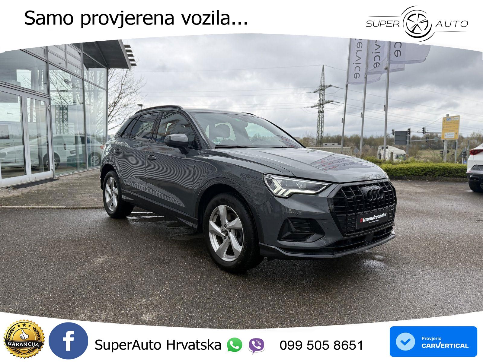 Audi Q3 40 TDI (200 KS) quattro S tronic advanced LED+GR SJED+ACC