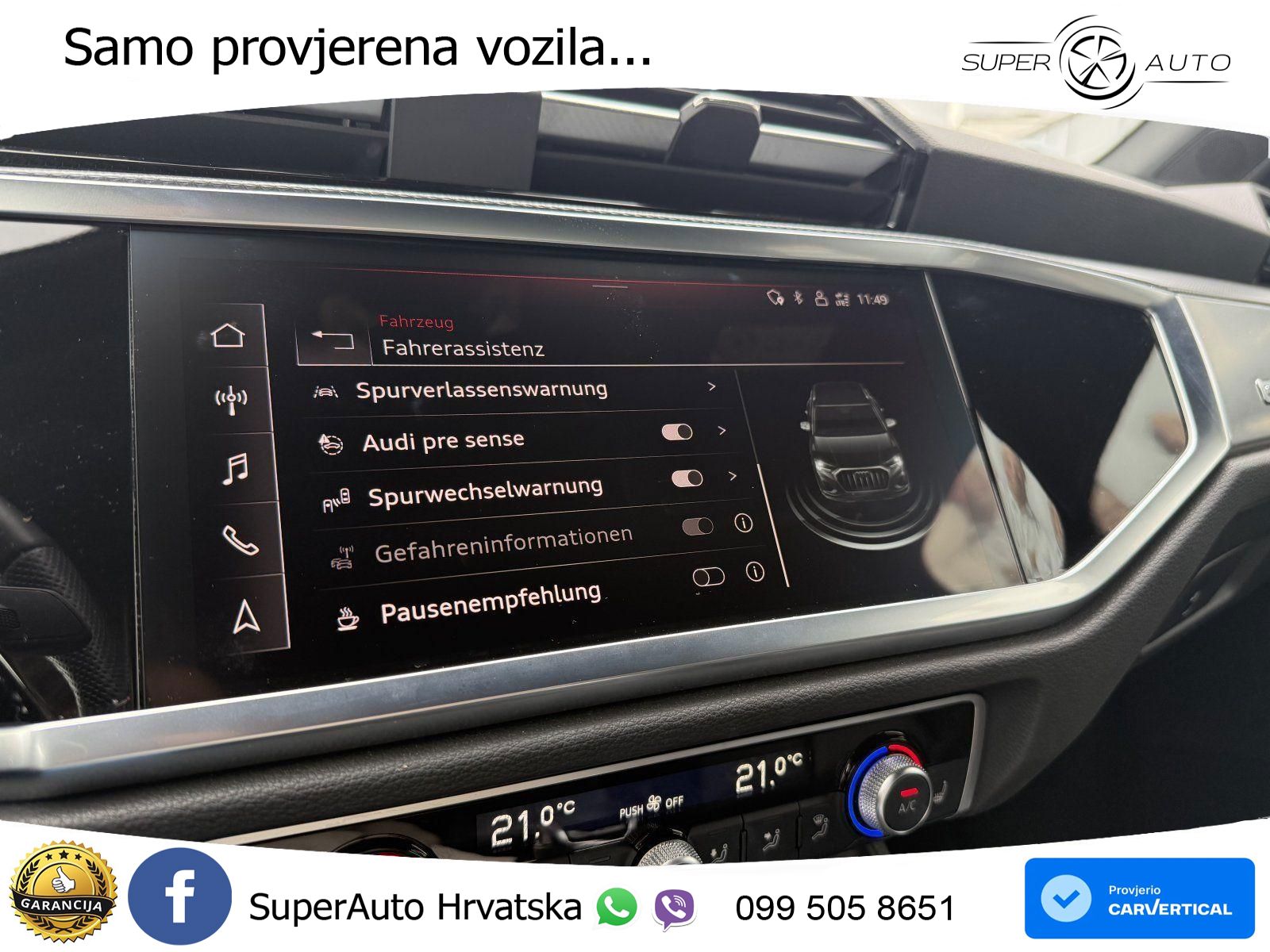 Audi Q3 40 TDI (200 KS) quattro S tronic advanced LED+GR SJED+ACC