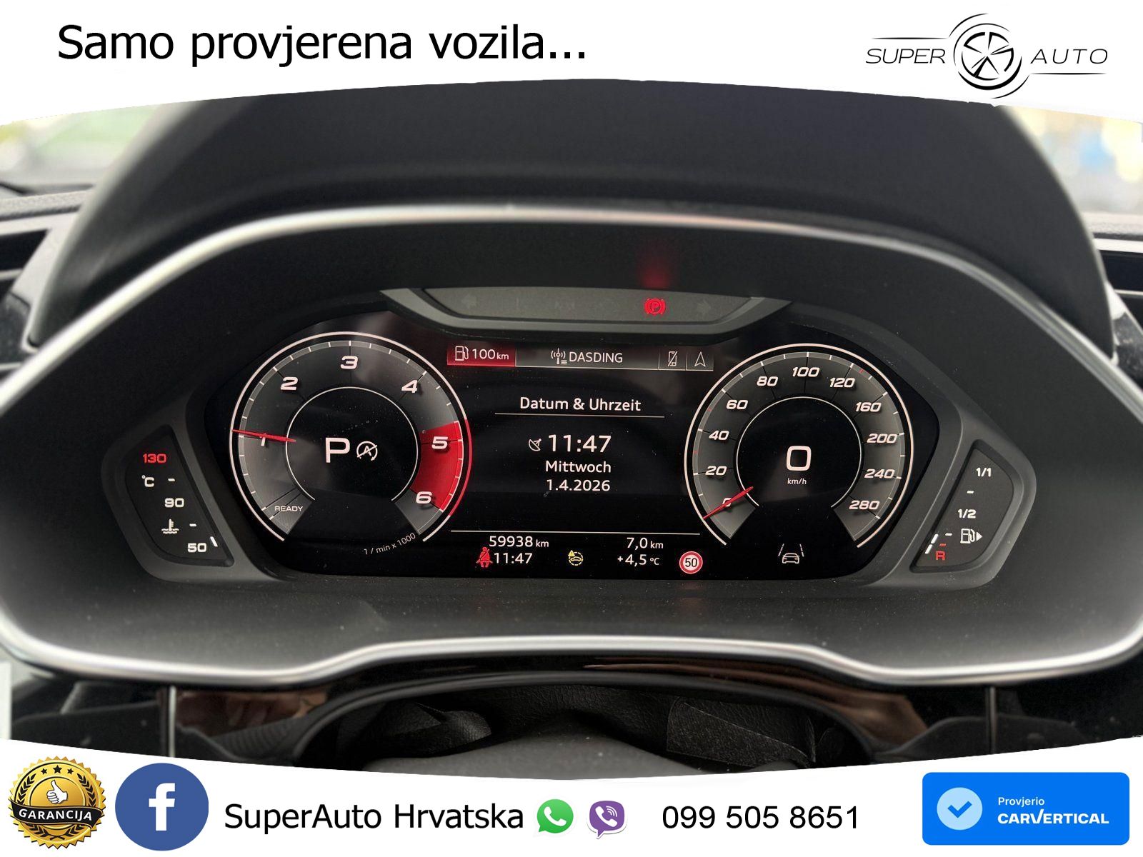 Audi Q3 40 TDI (200 KS) quattro S tronic advanced LED+GR SJED+ACC