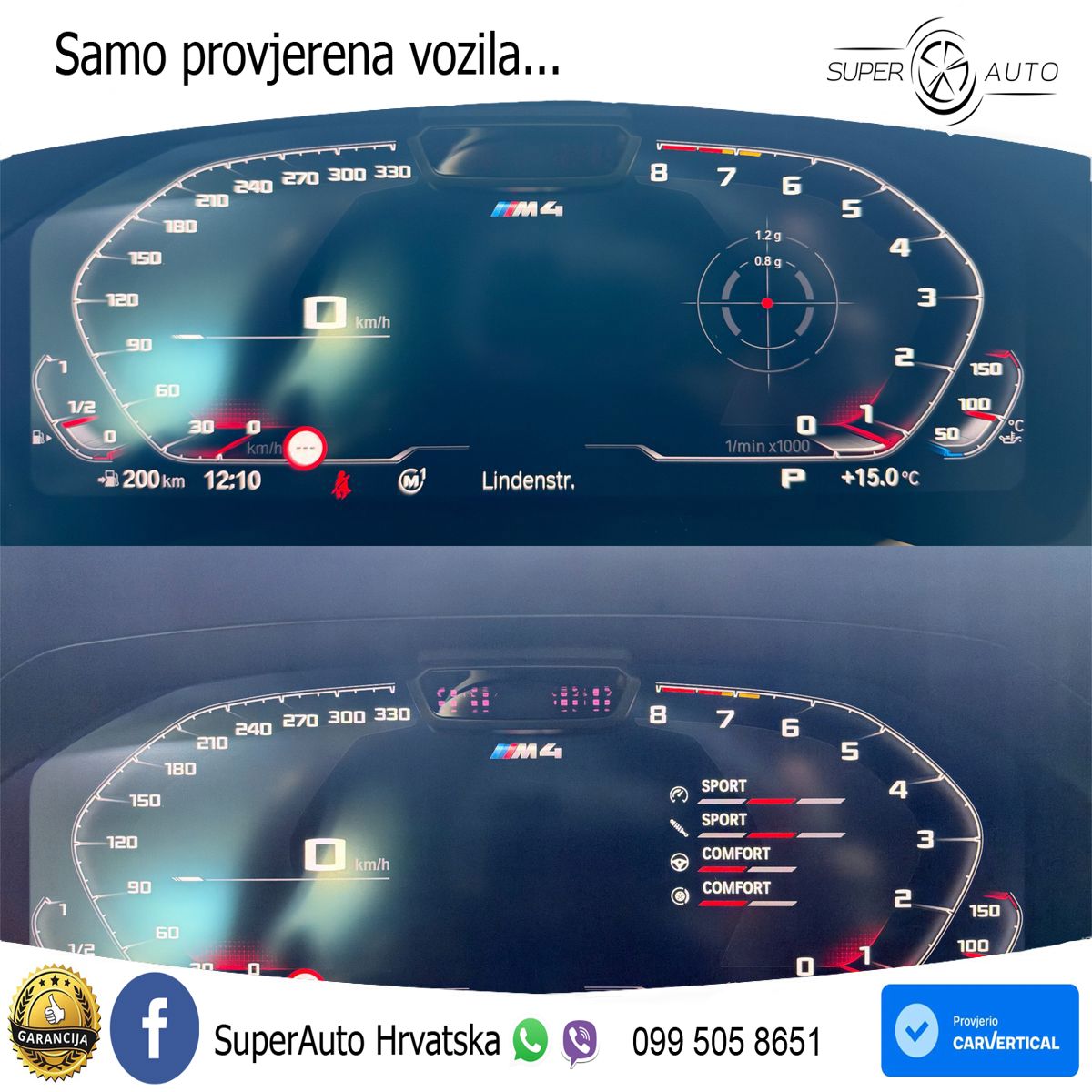 BMW M4 Competition 3.0 (510 KS) xDrive Steptronic LED+GR SJED+ACC