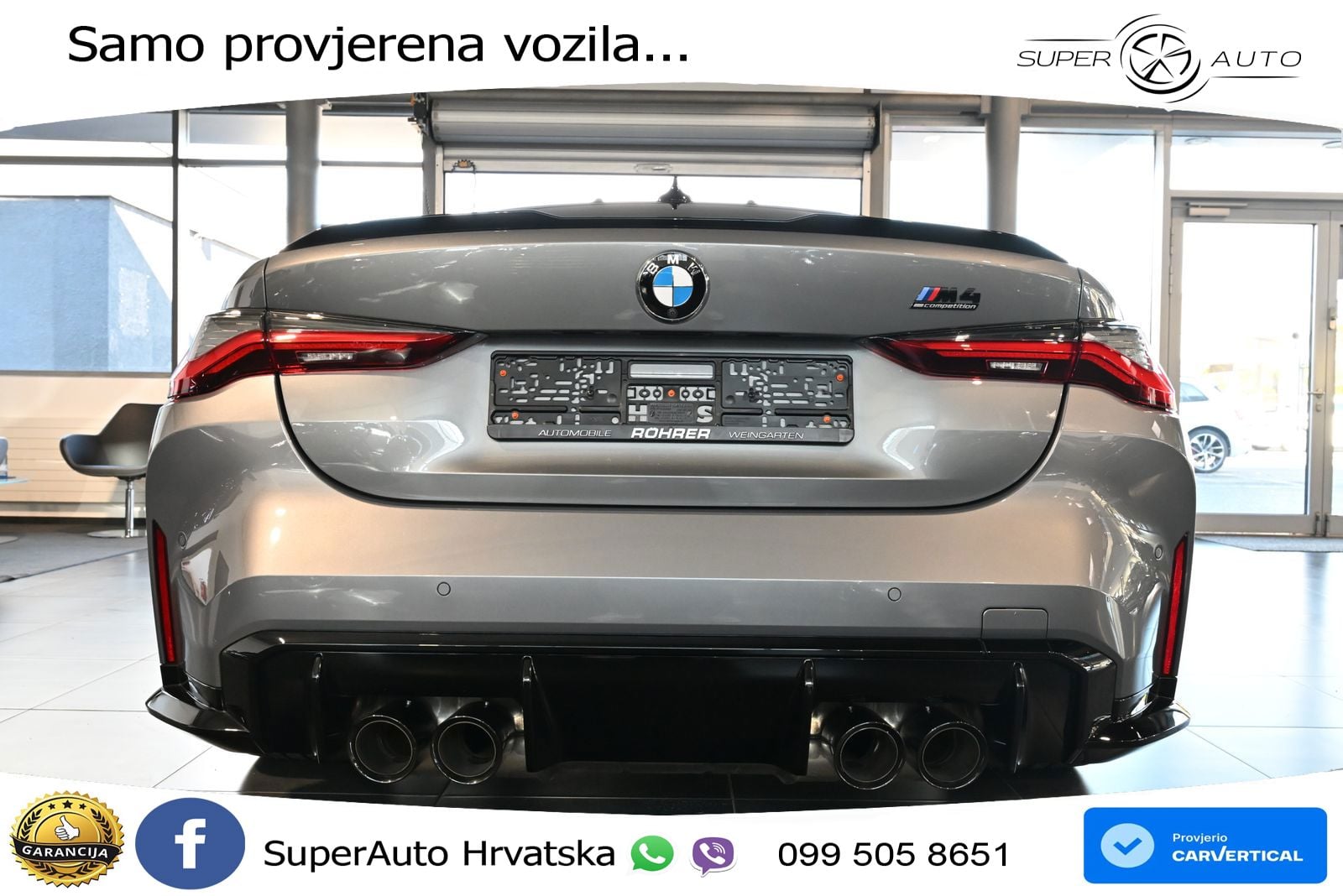 BMW M4 Competition 3.0 (510 KS) xDrive Steptronic LED+GR SJED+ACC