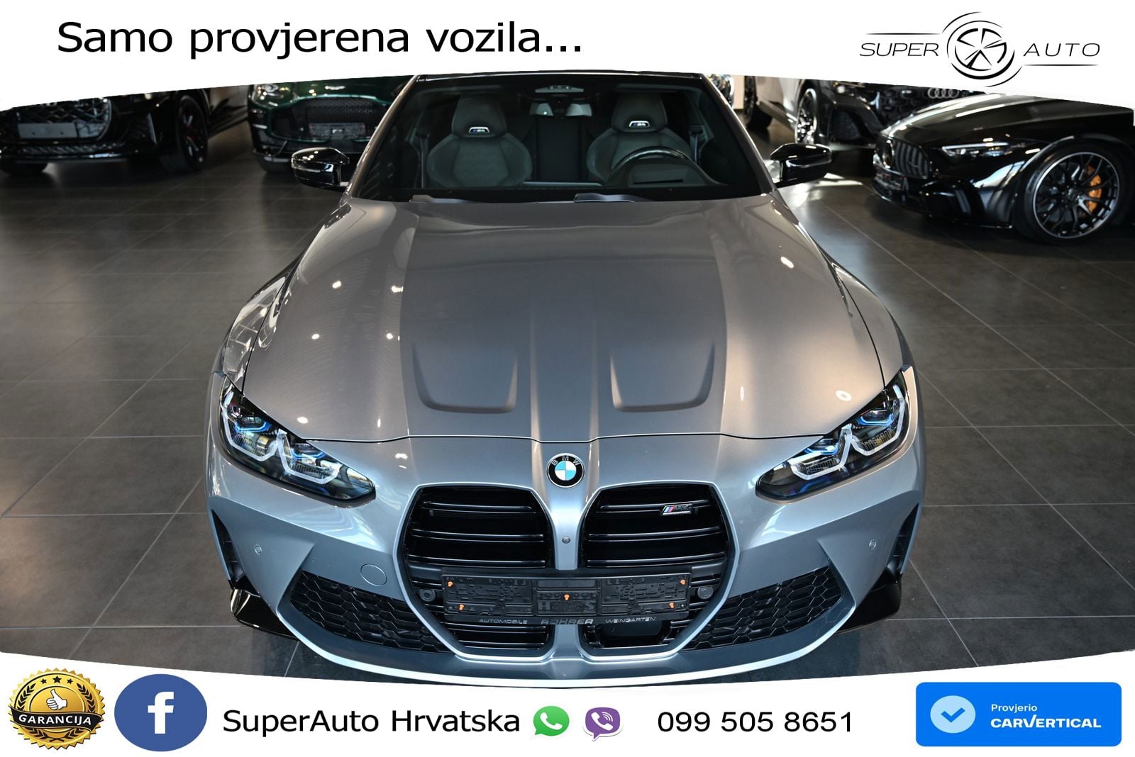 BMW M4 Competition 3.0 (510 KS) xDrive Steptronic LED+GR SJED+ACC