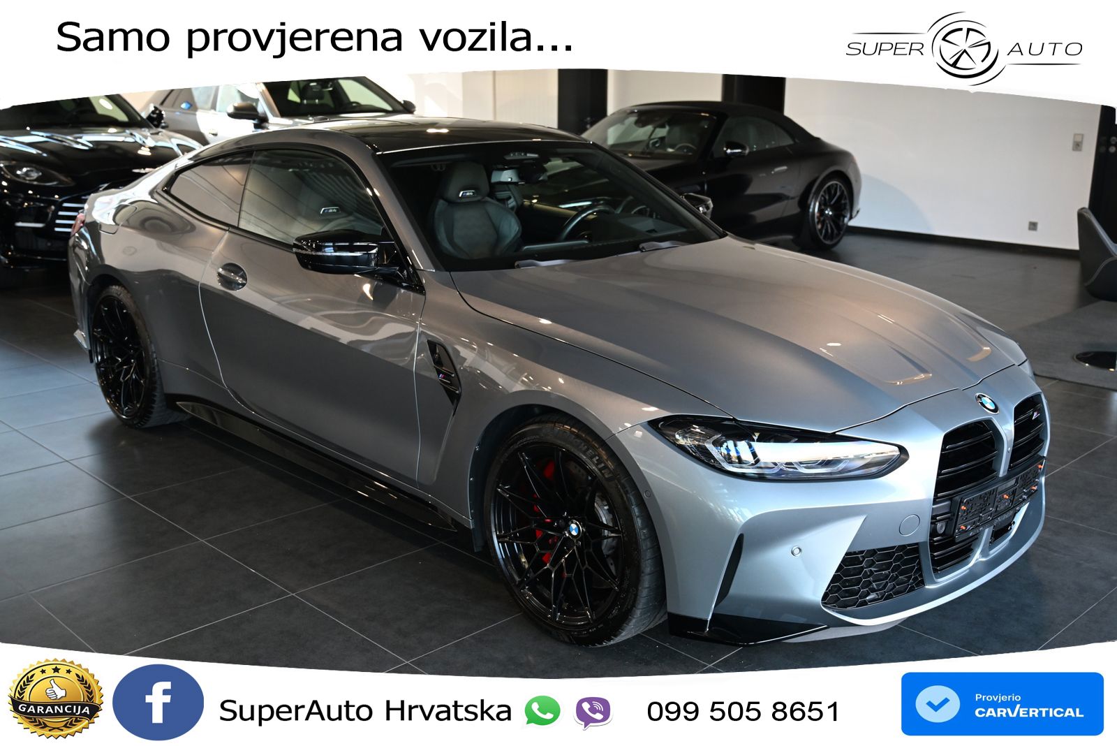 BMW M4 Competition 3.0 (510 KS) xDrive Steptronic LED+GR SJED+ACC