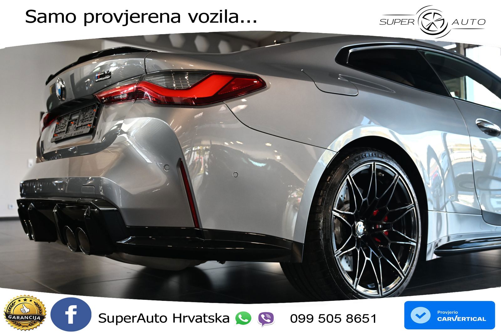 BMW M4 Competition 3.0 (510 KS) xDrive Steptronic LED+GR SJED+ACC