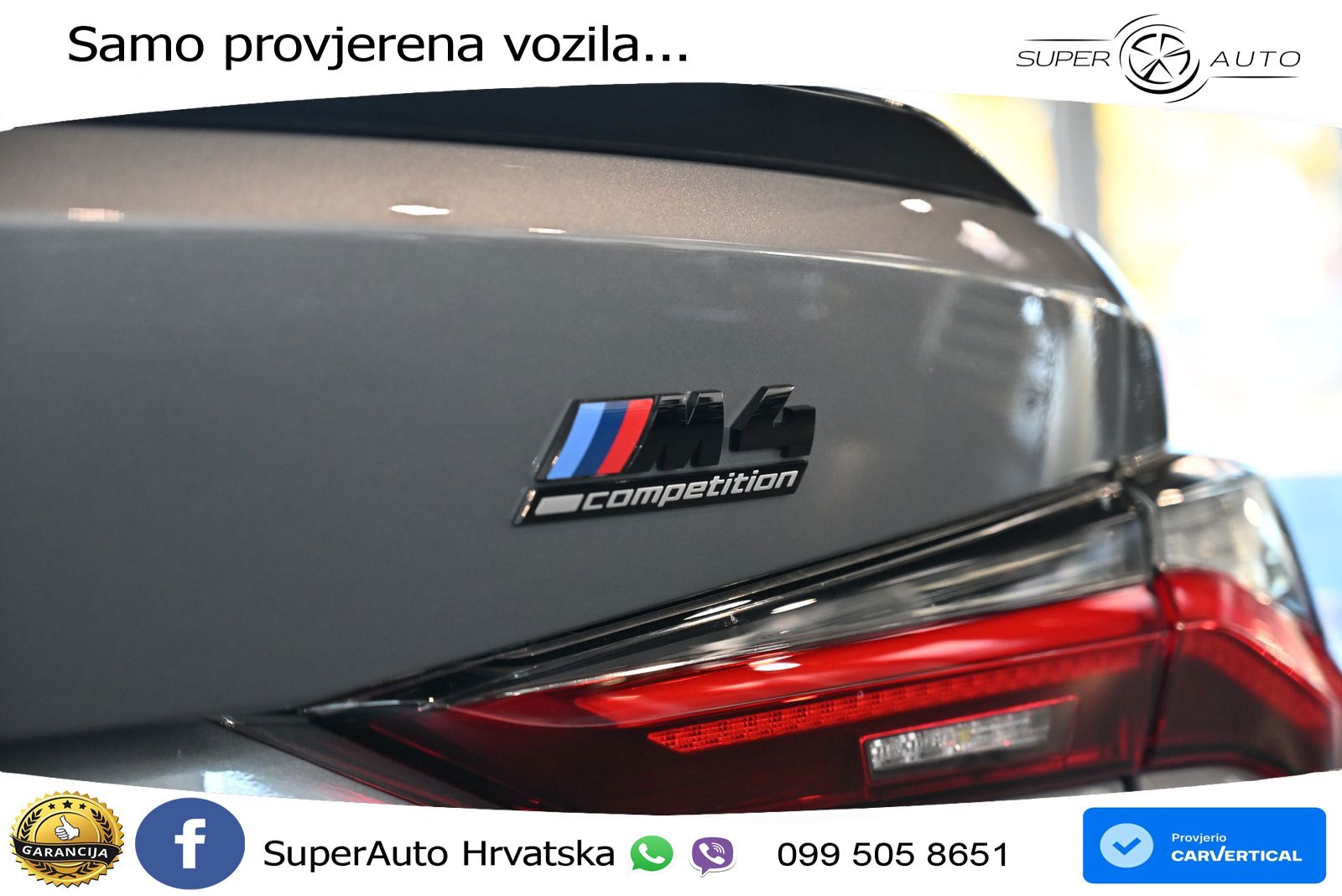 BMW M4 Competition 3.0 (510 KS) xDrive Steptronic LED+GR SJED+ACC