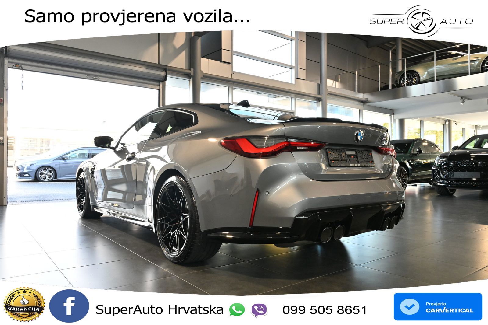 BMW M4 Competition 3.0 (510 KS) xDrive Steptronic LED+GR SJED+ACC