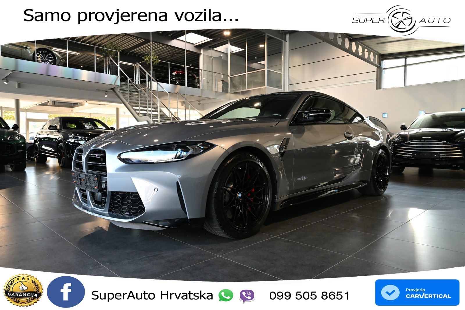 BMW M4 Competition 3.0 (510 KS) xDrive Steptronic LED+GR SJED+ACC