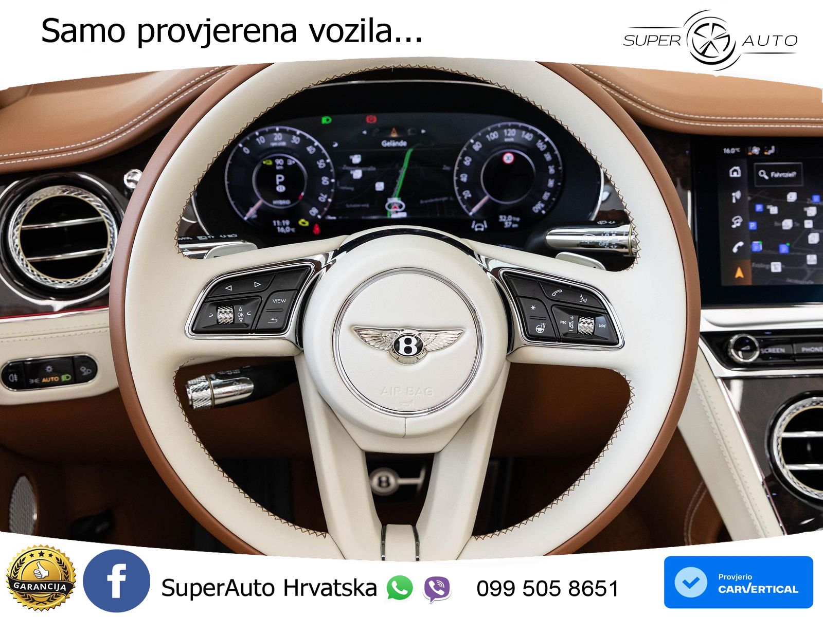 Bentley Continental GTC IV 4.0 V8 TFSi (680 KS) AWD DCT ZRAČNI+ACC+GR SJED+360
