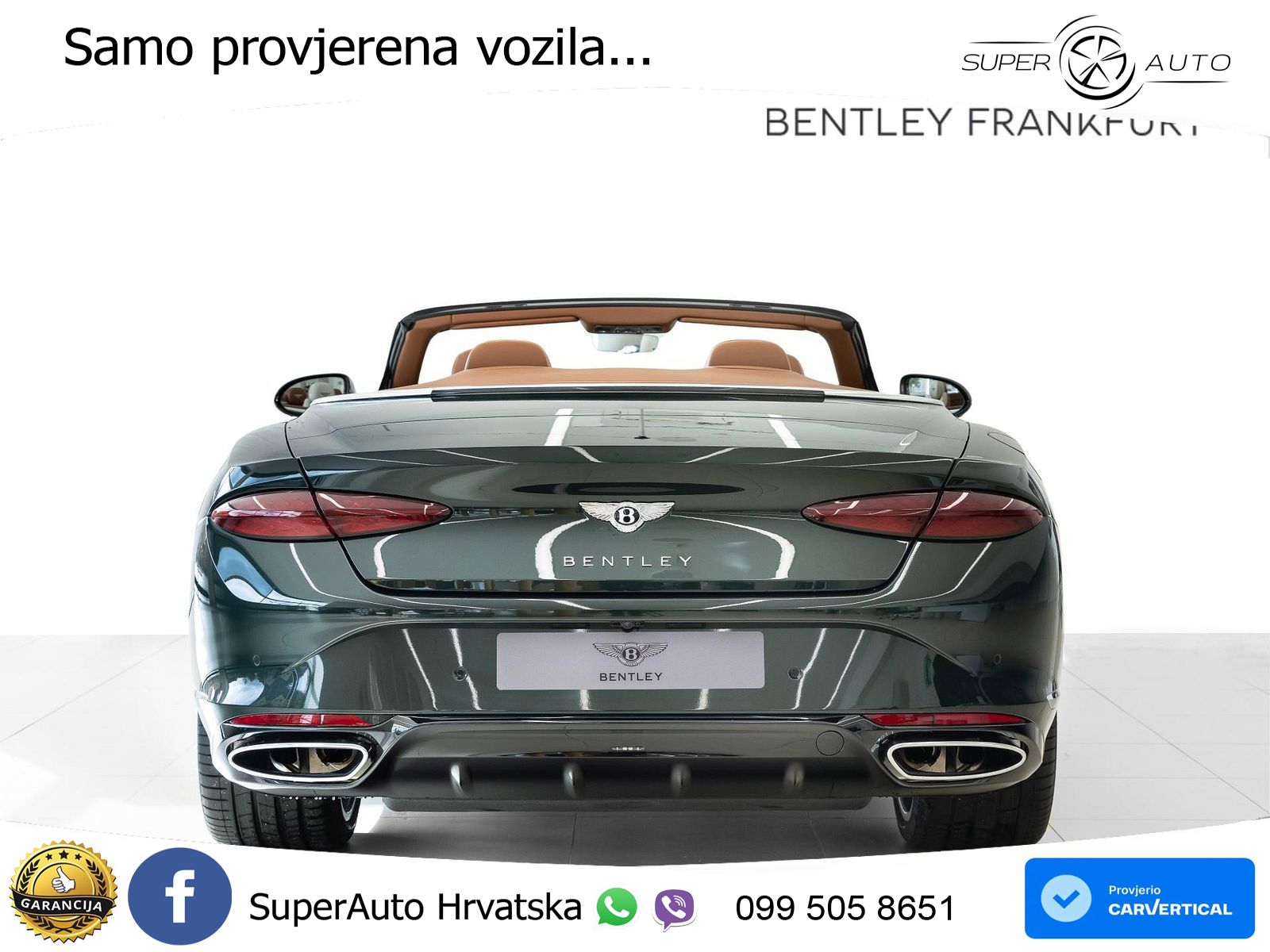 Bentley Continental GTC IV 4.0 V8 TFSi (680 KS) AWD DCT ZRAČNI+ACC+GR SJED+360