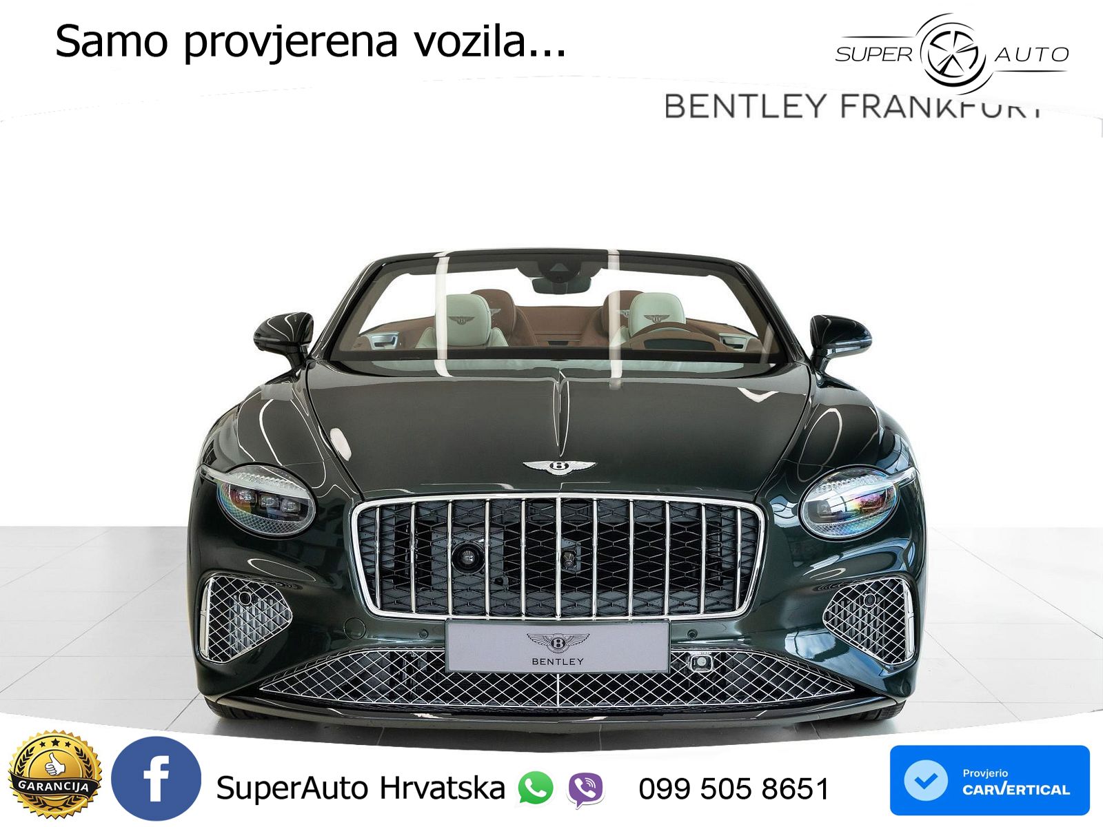Bentley Continental GTC IV 4.0 V8 TFSi (680 KS) AWD DCT ZRAČNI+ACC+GR SJED+360