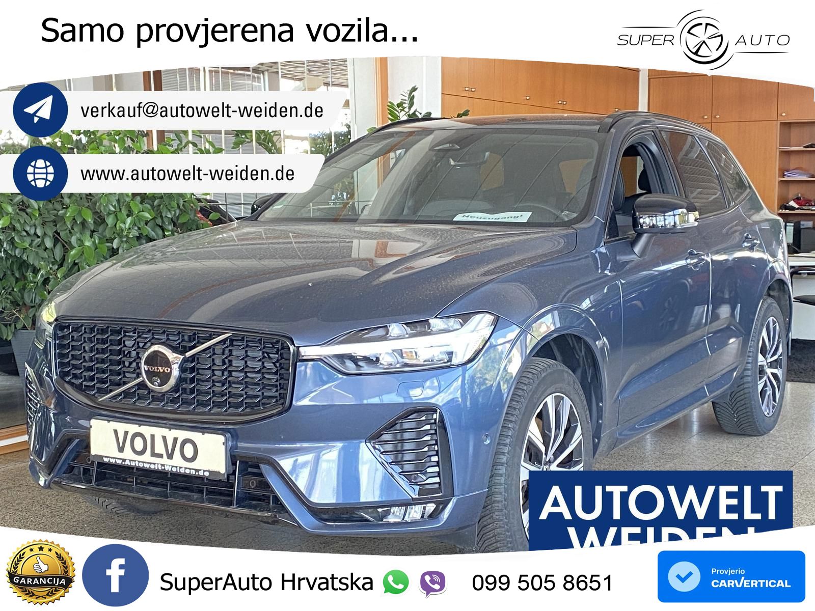 Volvo XC60 B4 Diesel AWD Geartronic LED+GR SJED+ACC