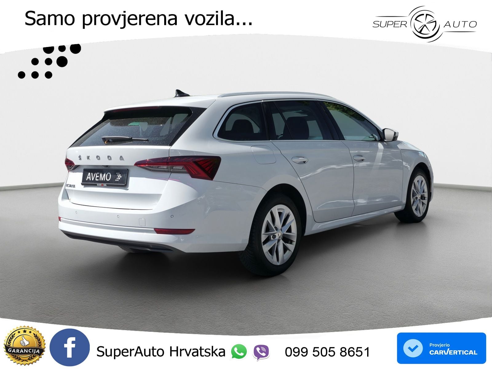 Škoda Octavia Combi 2.0 TDI (150 KS) LED+GR SJED+ACC