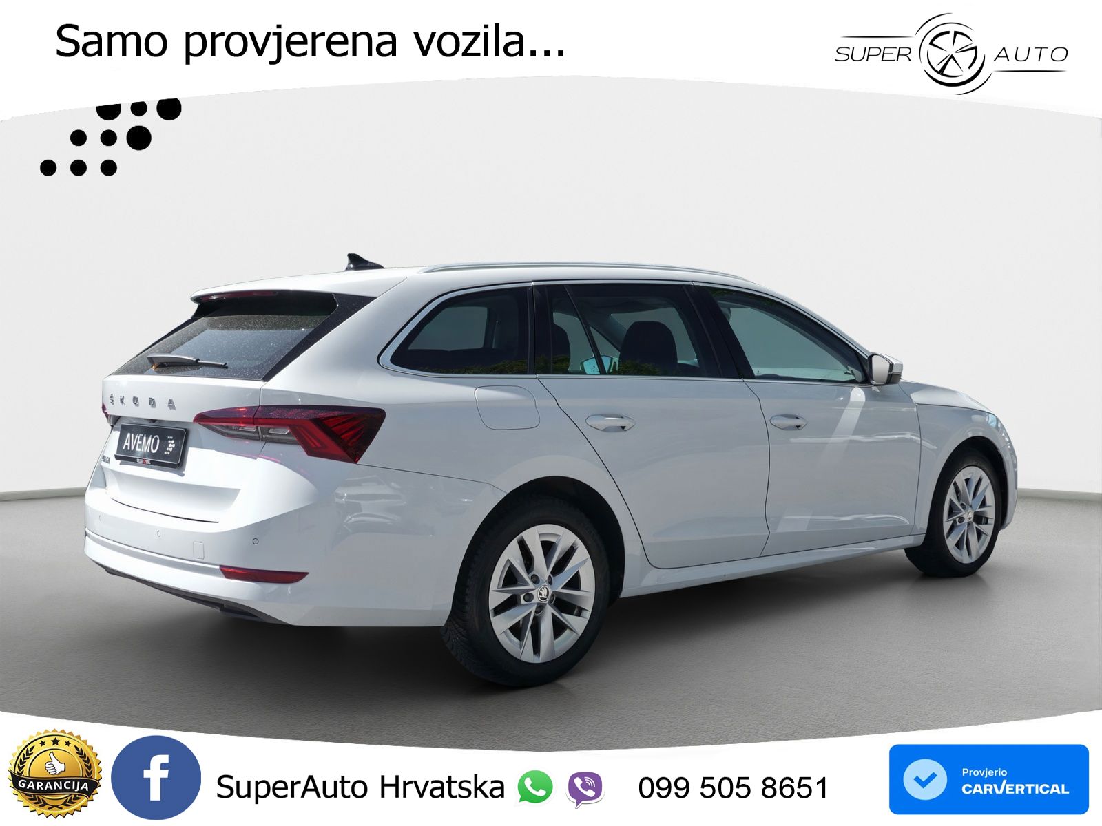 Škoda Octavia Combi 2.0 TDI (150 KS) LED+GR SJED+ACC