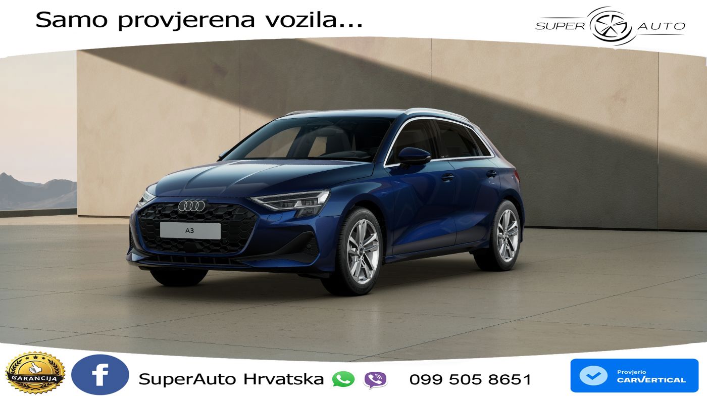 Audi A3 Sportback 30 TFSI (116 KS) LED+GR SJED+ACC