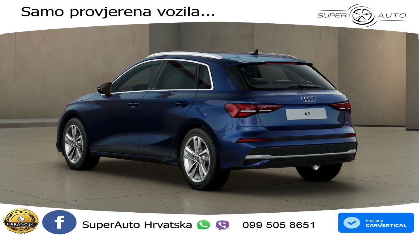 Audi A3 Sportback 30 TFSI (116 KS) LED+GR SJED+ACC