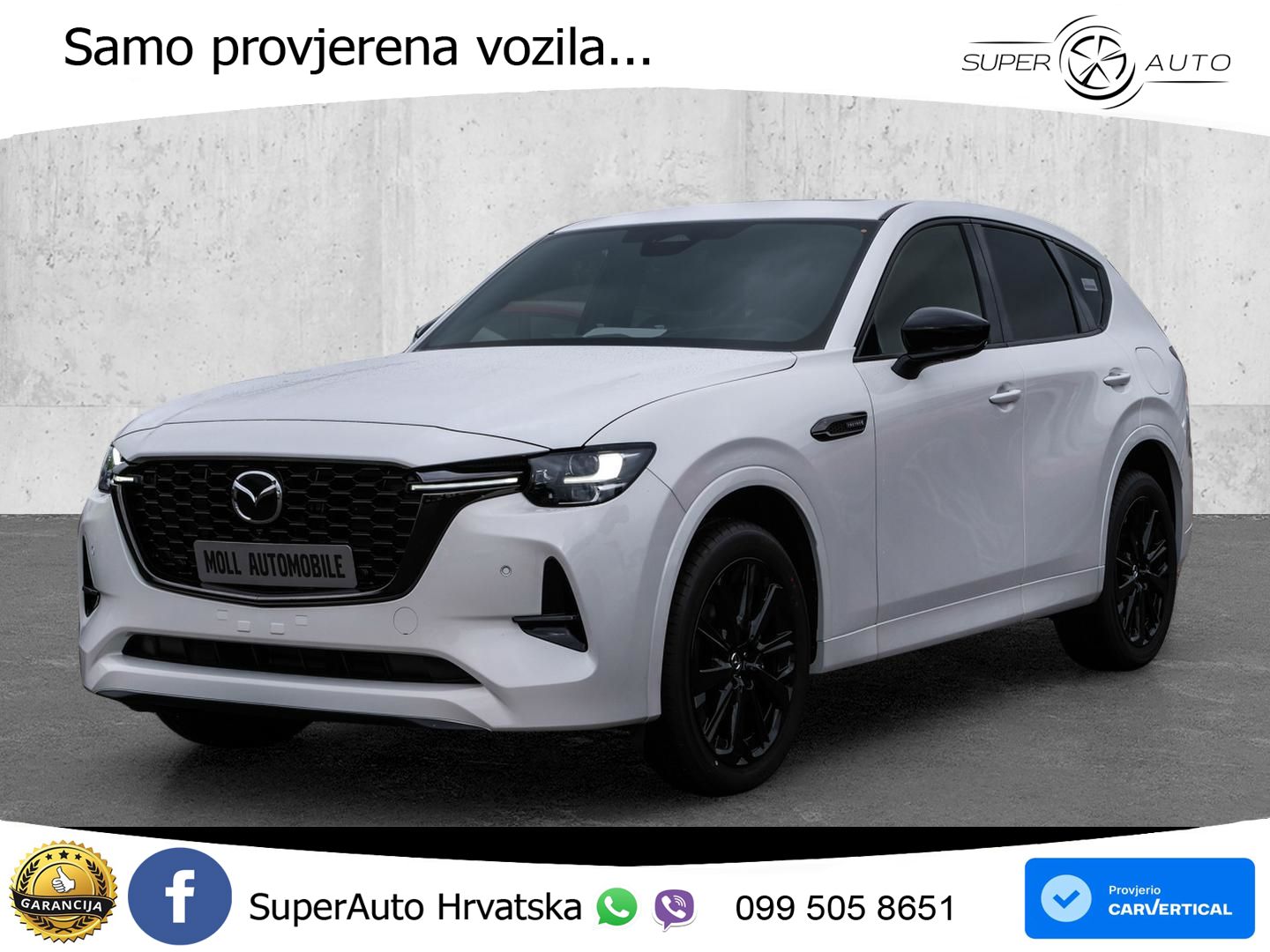 Mazda CX-60 3.3 e-Skyactiv D (254 KS) AWD Automatic LED+GR SJED+ACC