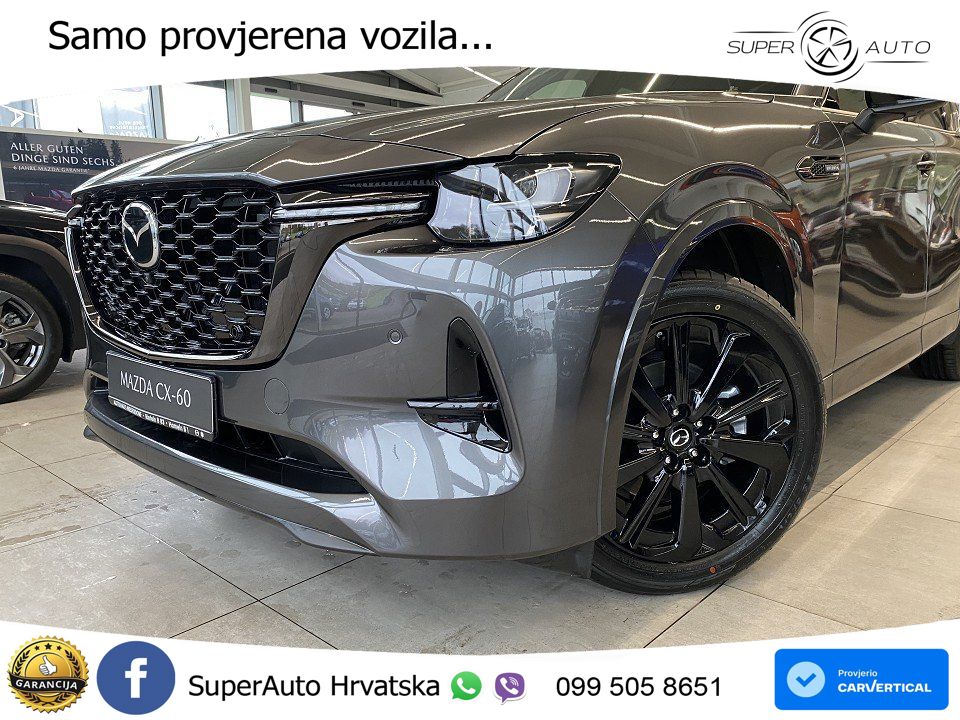 Mazda CX-60 3.3 e-Skyactiv D (254 KS) AWD Automatic MATRIX+GR SJED+KAM