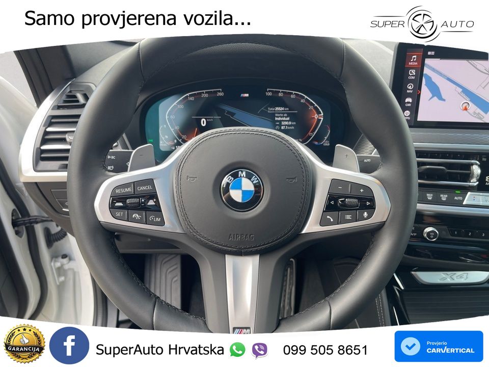 BMW X4 30d (286 KS) xDrive Steptronic M Sport LED+GR SJED+ACC