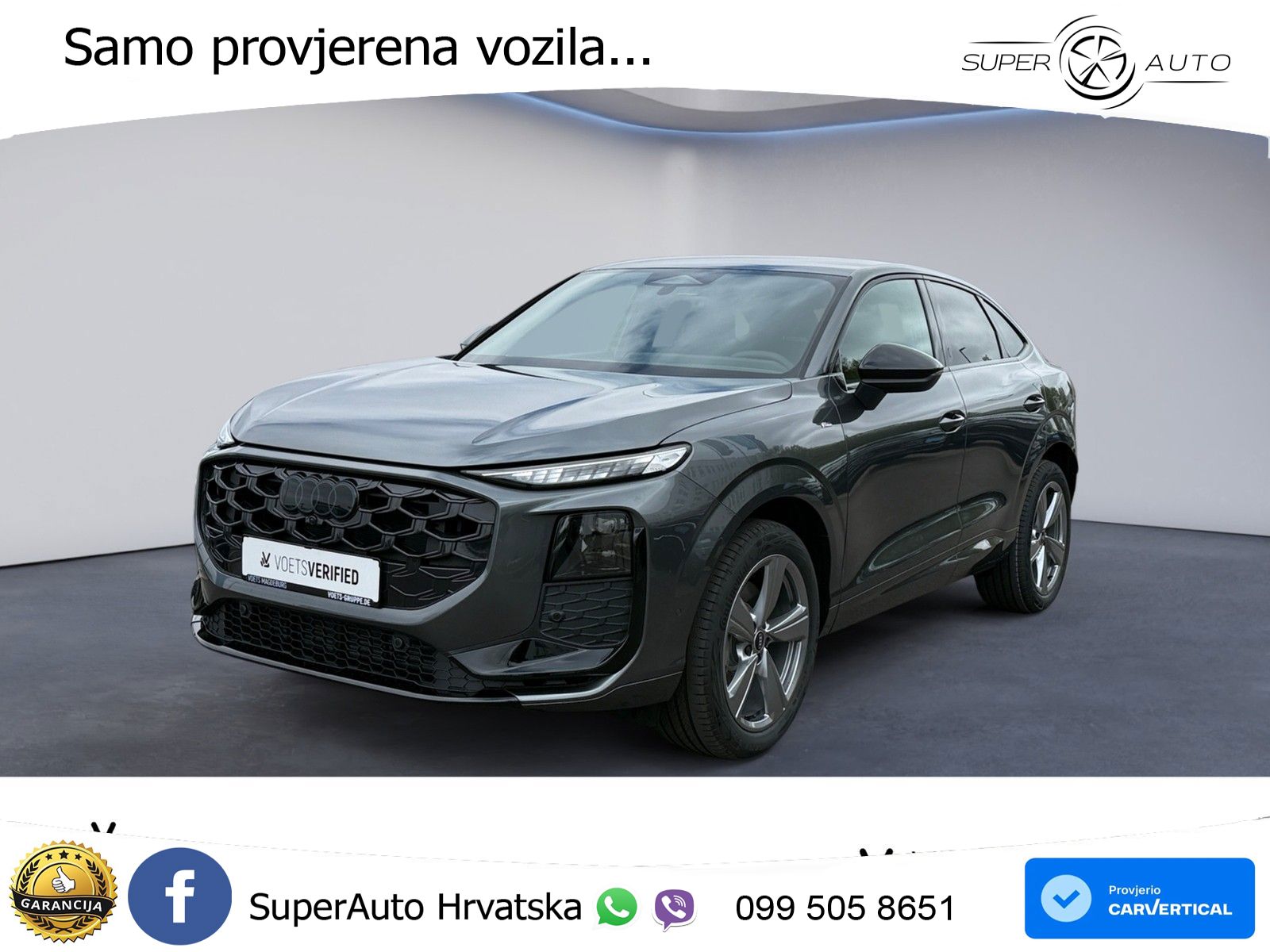 Audi Q3 III Sportback 2.0 TFSI (204 KS) quattro S tronic S line LED+GR SJED+ACC