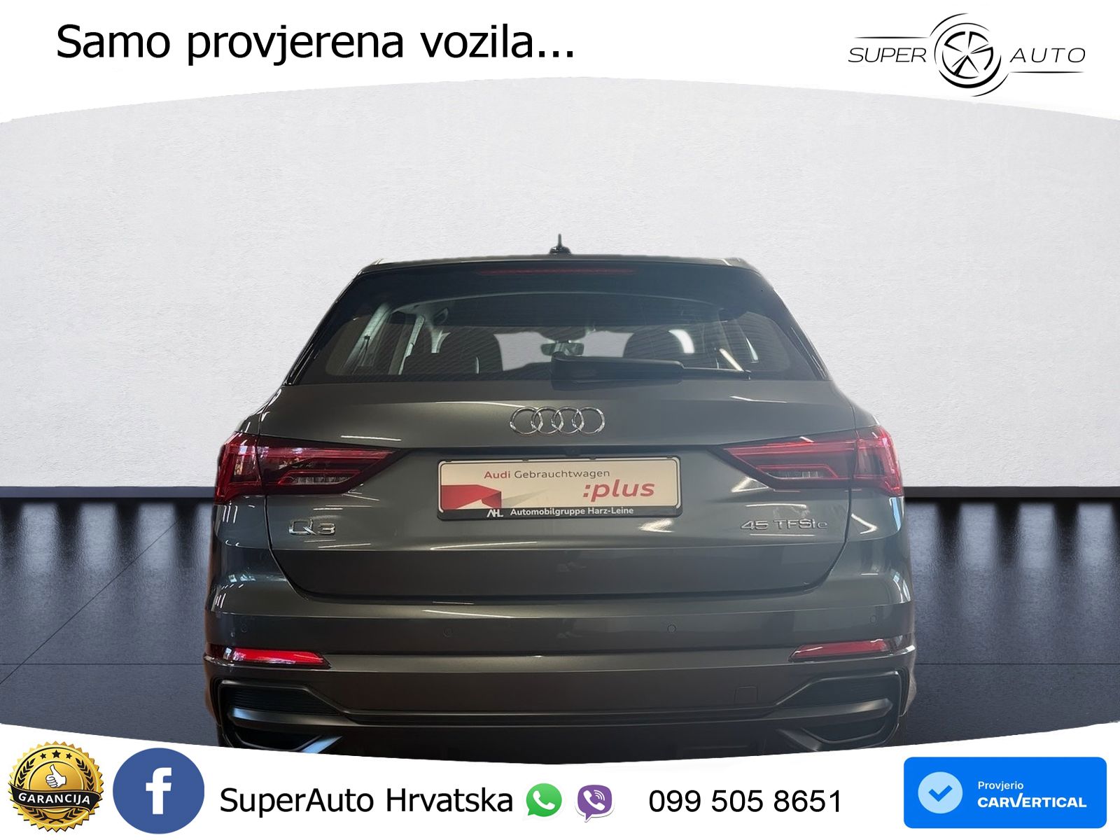 Audi Q3 45 TFSIe (245 KS) S tronic S line LED+GR SJED+ACC