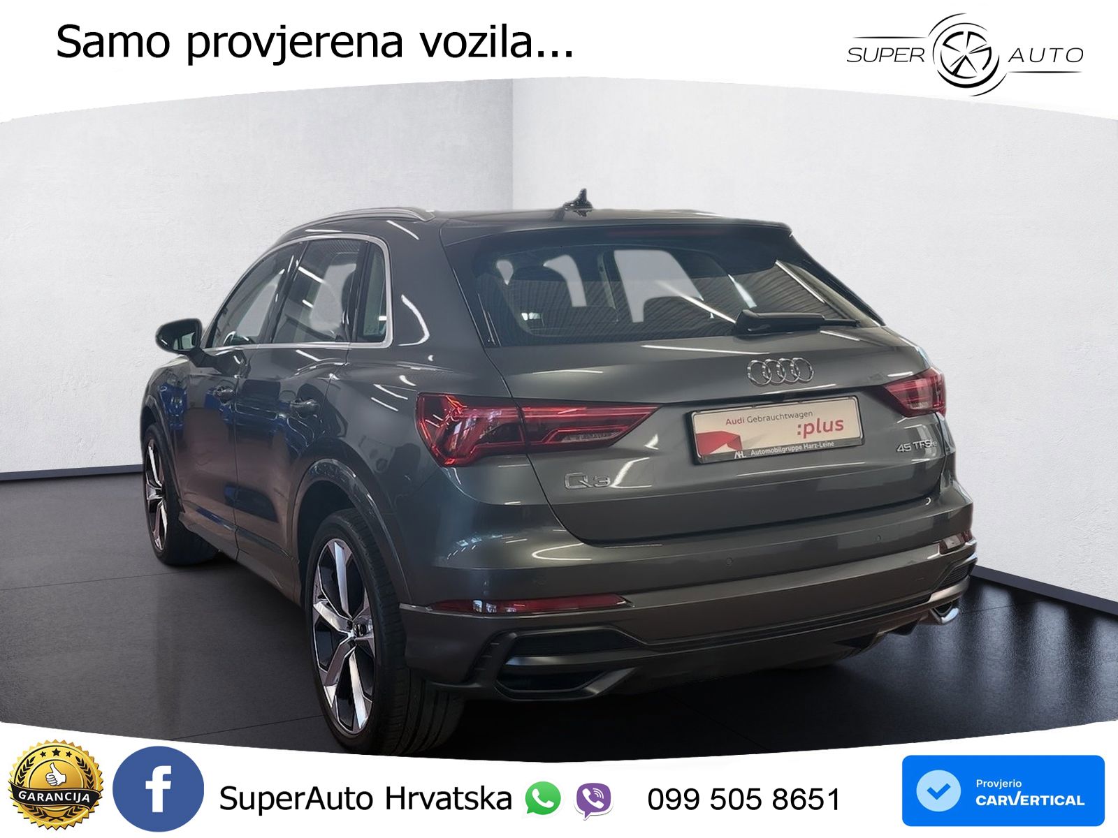 Audi Q3 45 TFSIe (245 KS) S tronic S line LED+GR SJED+ACC