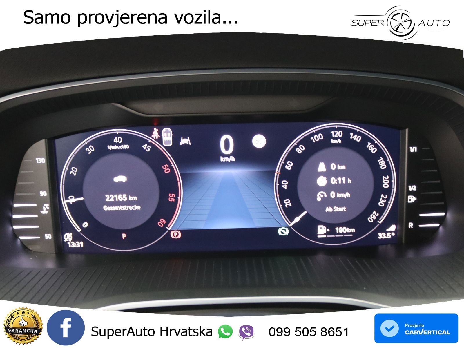 Škoda Octavia Combi 2.0 TDI (150 KS) DSG Selection LED+GR SJED+ACC