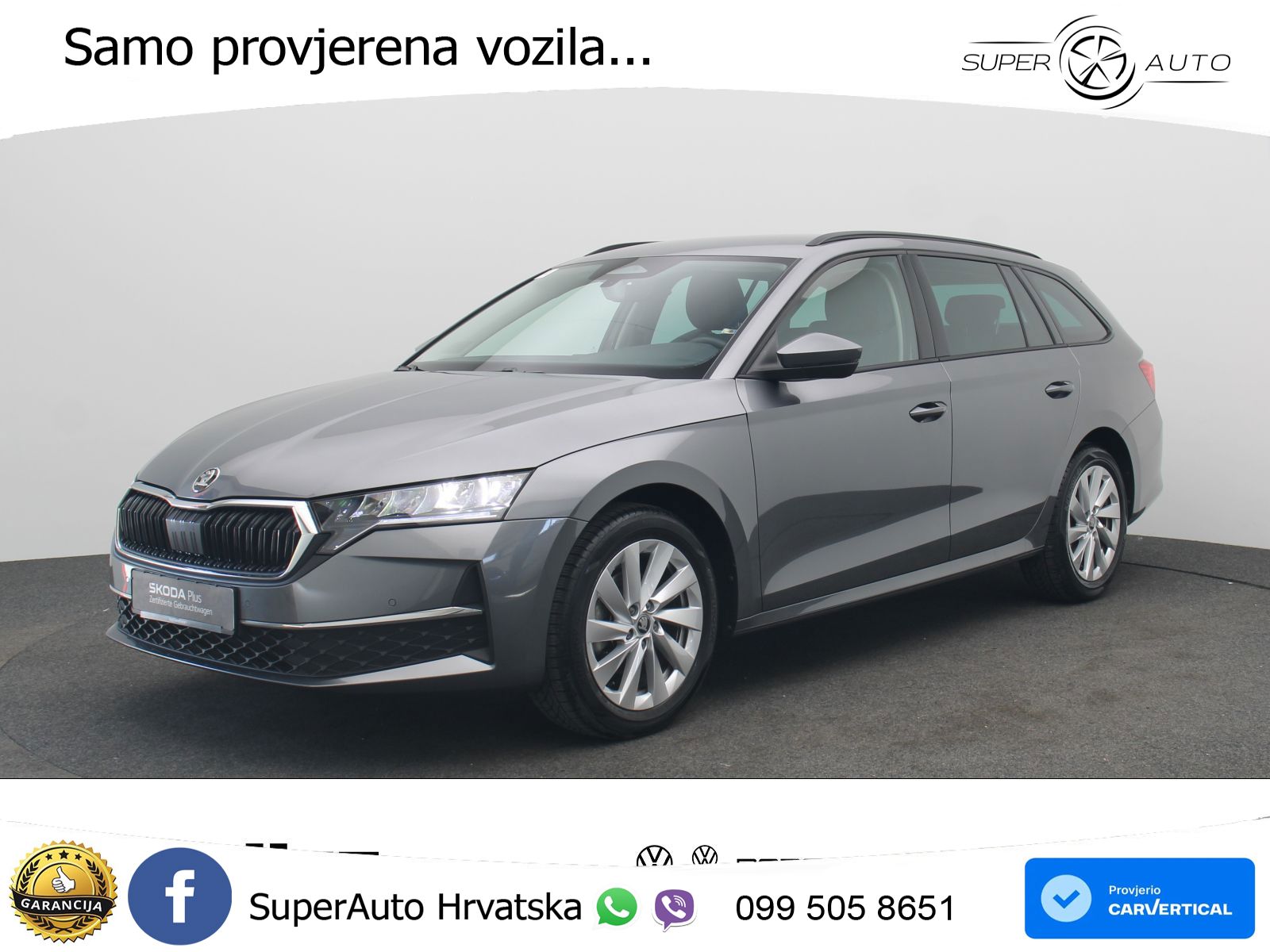 Škoda Octavia Combi 2.0 TDI (150 KS) DSG Selection LED+GR SJED+ACC