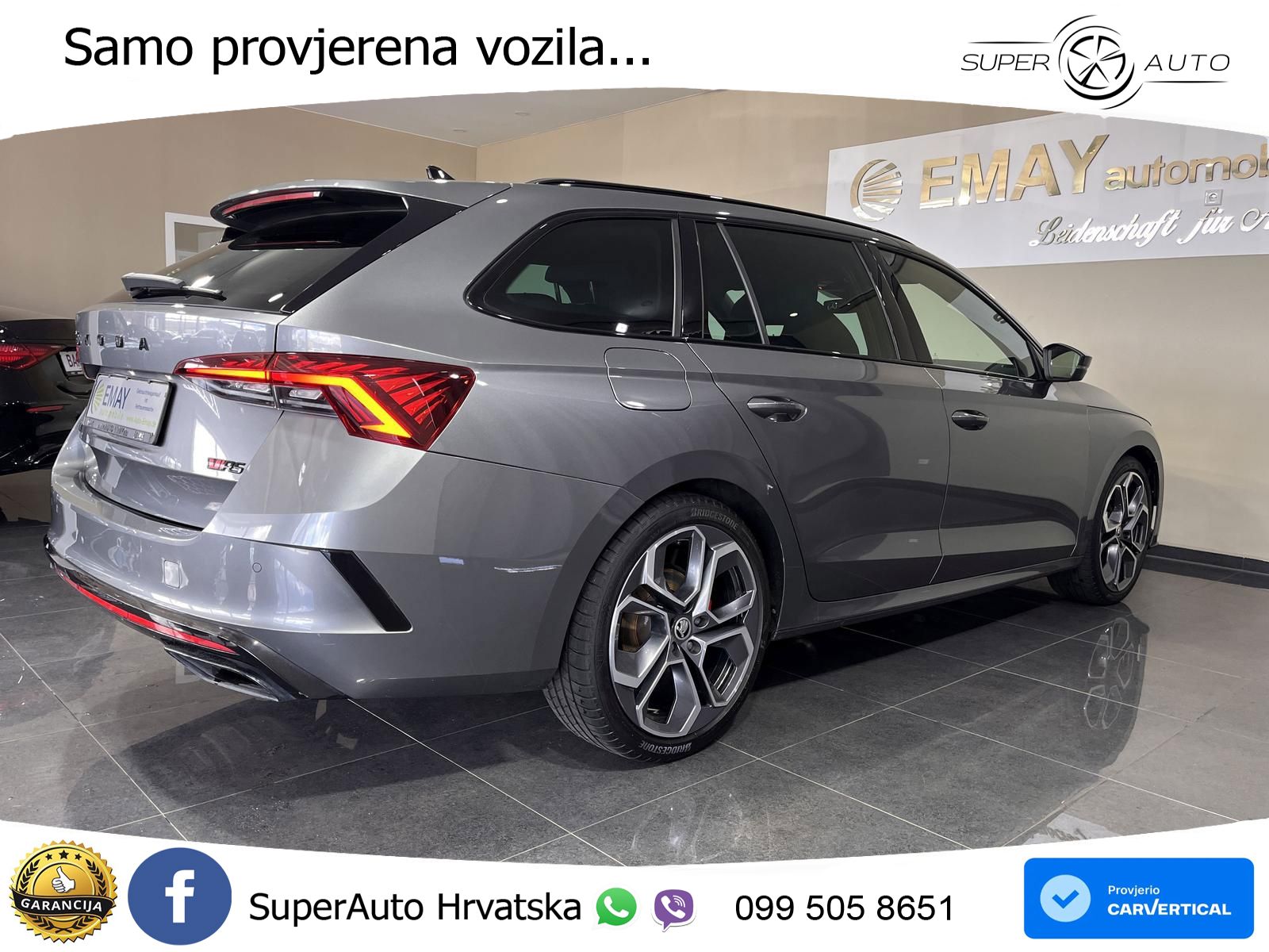 Škoda Octavia Combi RS 2.0 TDI (200 KS) DSG LED+GR SJED+ACC