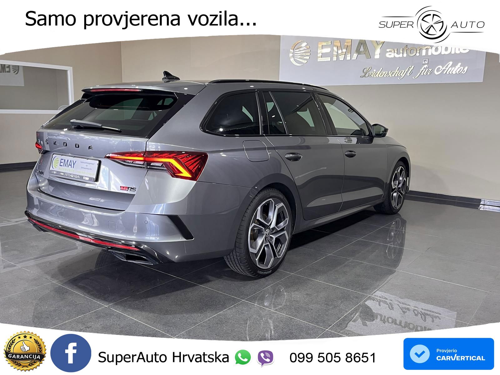 Škoda Octavia Combi RS 2.0 TDI (200 KS) DSG LED+GR SJED+ACC