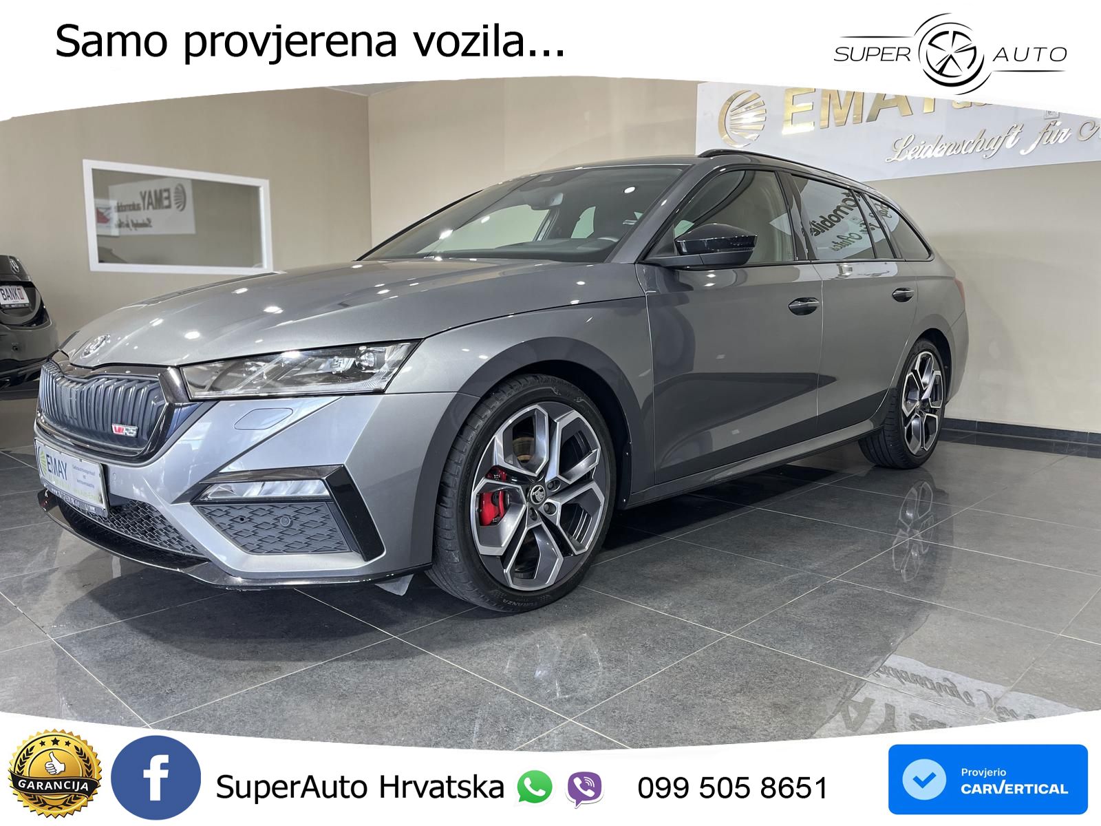 Škoda Octavia Combi RS 2.0 TDI (200 KS) DSG LED+GR SJED+ACC